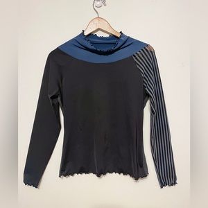 Anac designed by Kimi women multi texture pattern top.